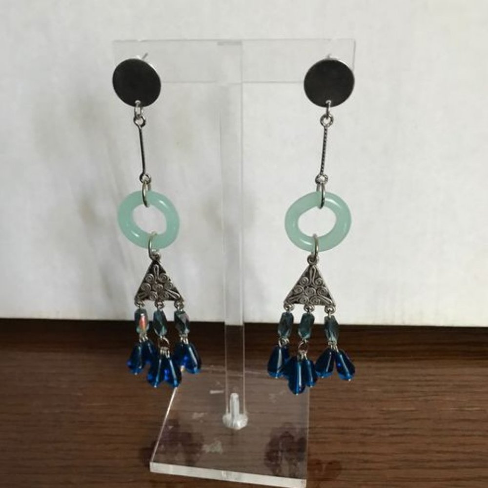 Unique Chandelier Teardrop  Earrings-New